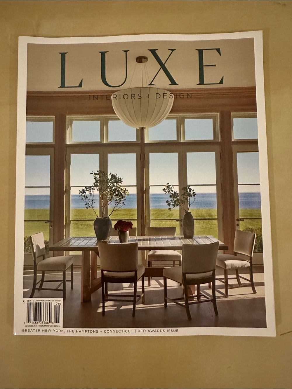 LUXE MAGAZINE - Interiors + Design May / June 2026 New